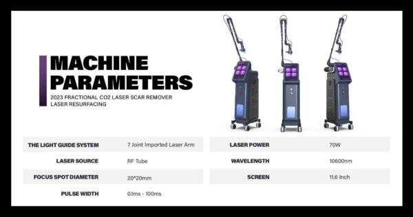 Vertical CO₂ Fractional Laser Machine